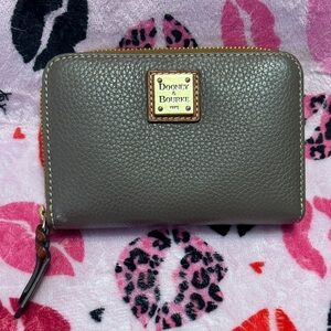 Dooney & Bourke Gray Leather Wallet